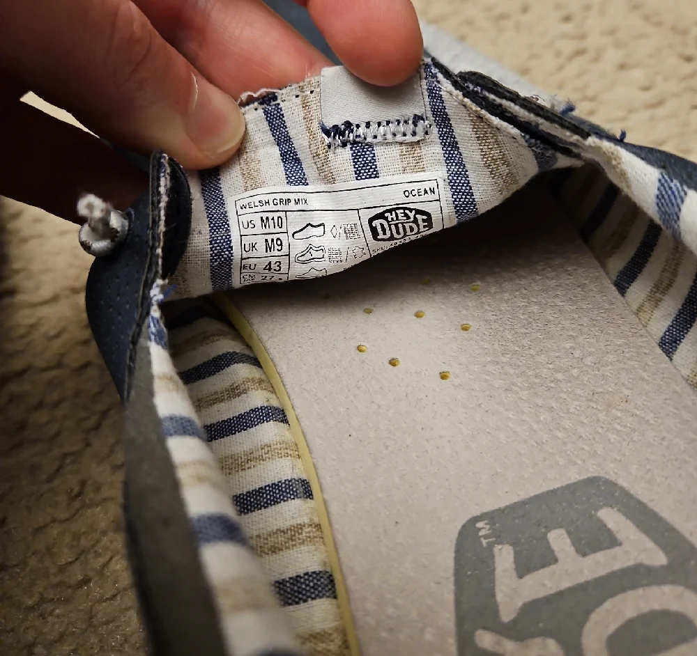 Hey Dude Welsh Grip Mix Men | Ocean Blue - Picture 5 of 6